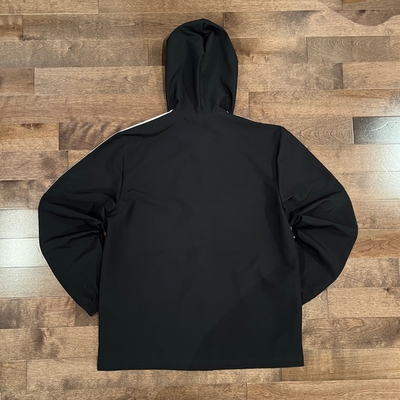 Adidas 3-Stripes Full-Zip Hoodie Jacket – Black (Men’s Medium) - Picture 3 of 5